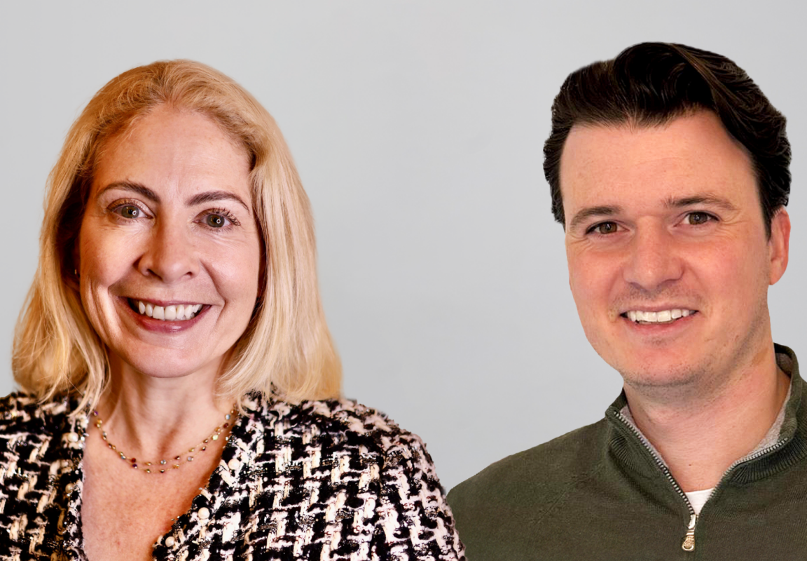 Headshots of Annalise Coady and Dan Bunce