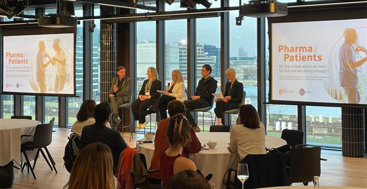 Picture of panel sitting between two screens
