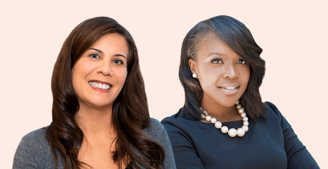 Headshots of Sherry and Tenee from the shoulders up