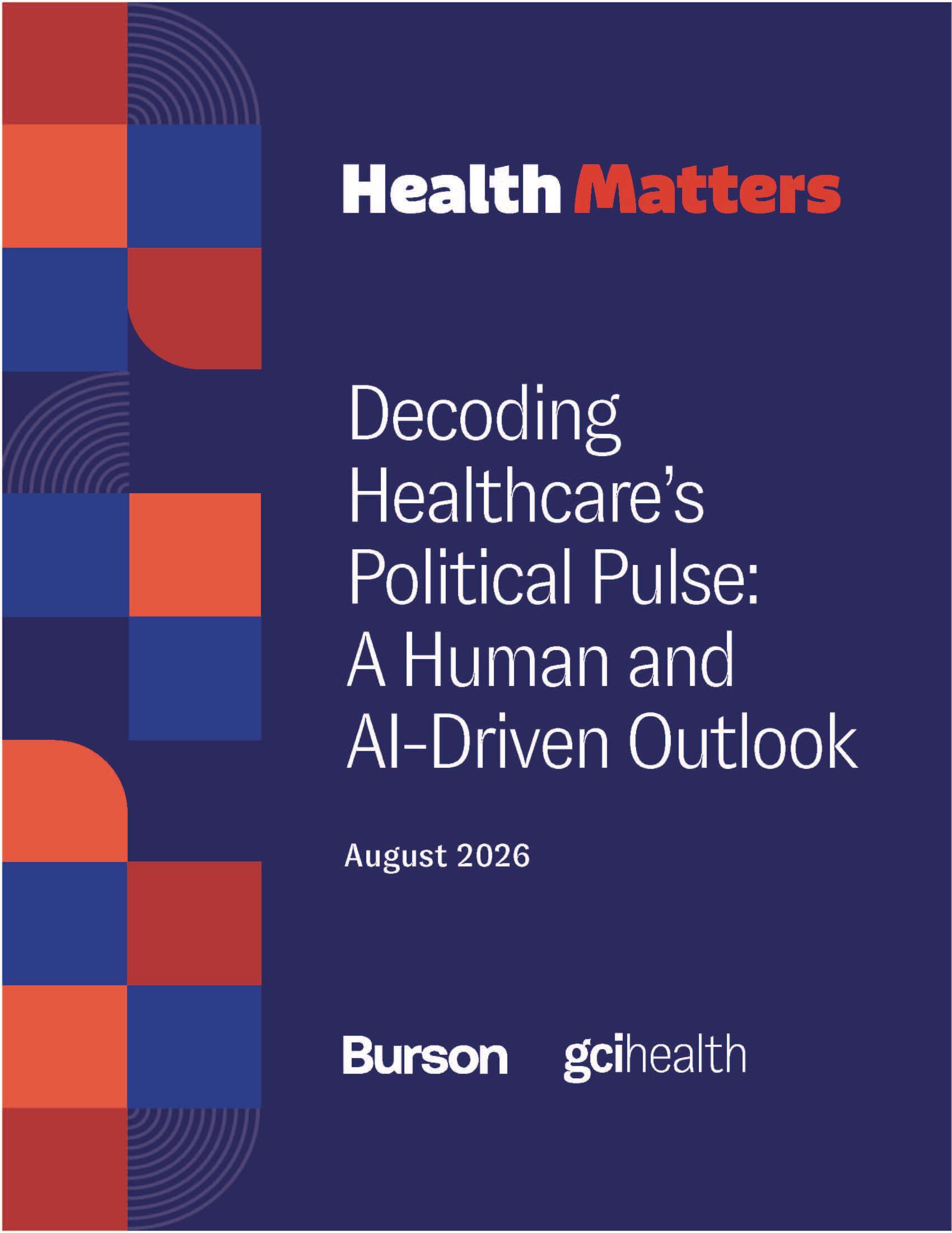 Health Matters Report Cover Image